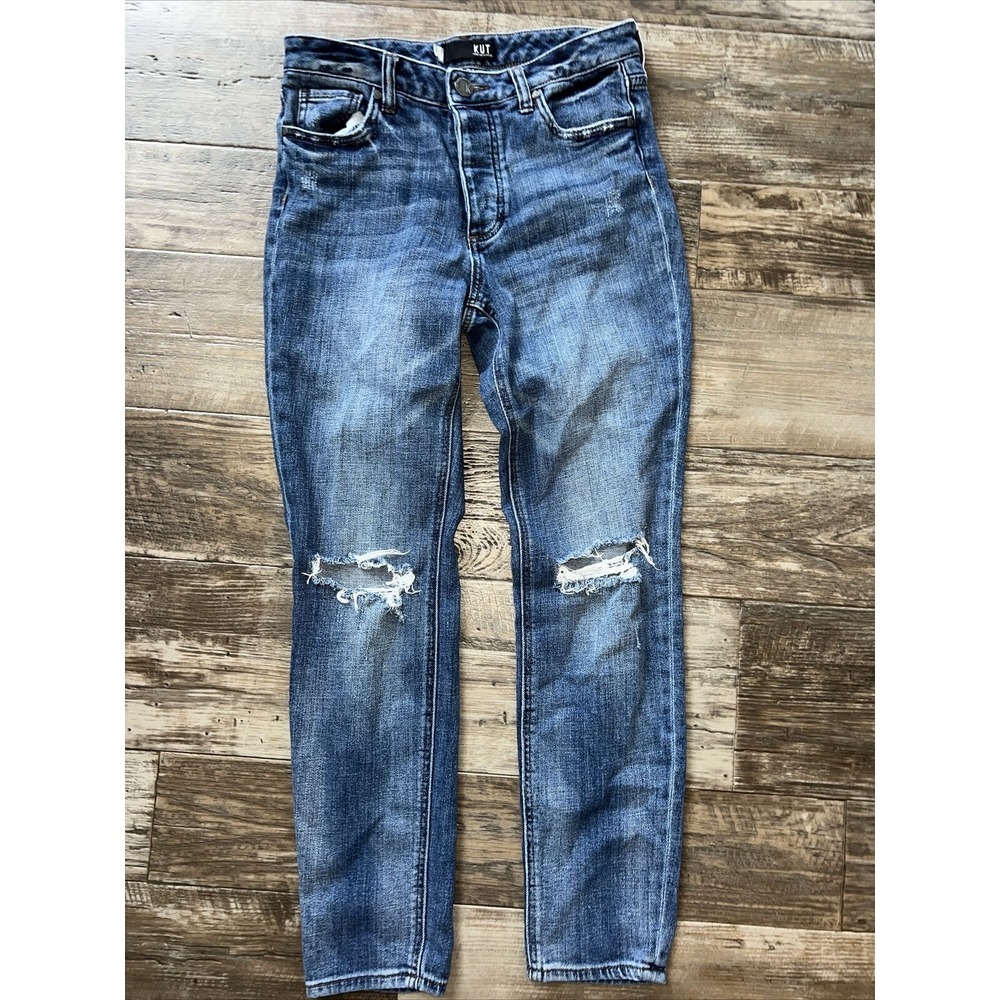 Kut from the Kloth Juliet Slouchy Boyfriend Jeans Women's Size 2 High Waisted E1
